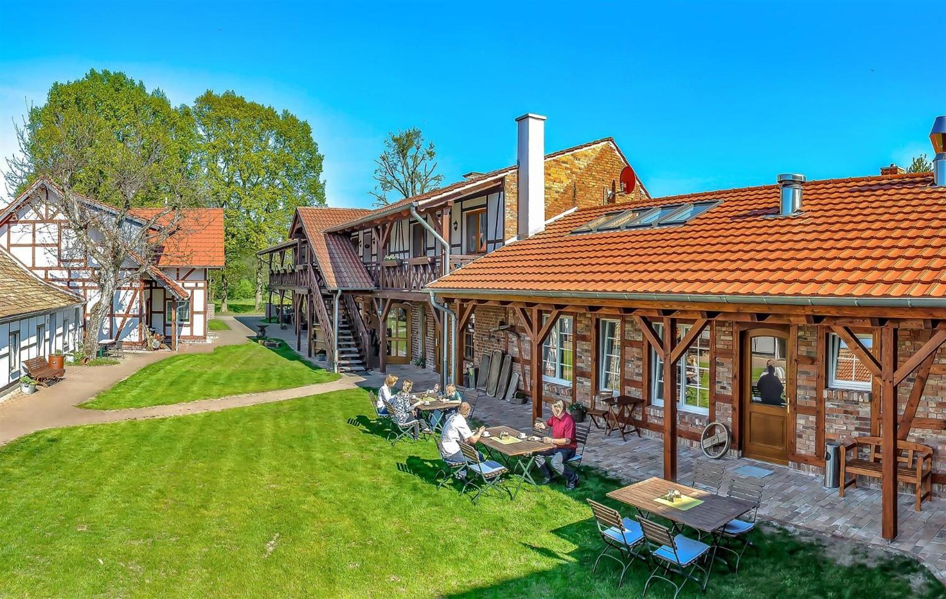 Landhaus Brodack Alt Zauche Buitenkant foto